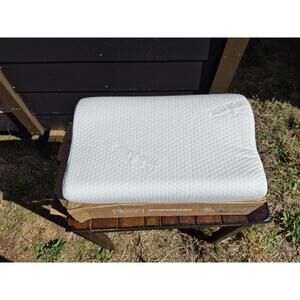 Tempur-Pedic TEMPUR-Ergo Neck Pillow, Standard, Medium, White Open Box